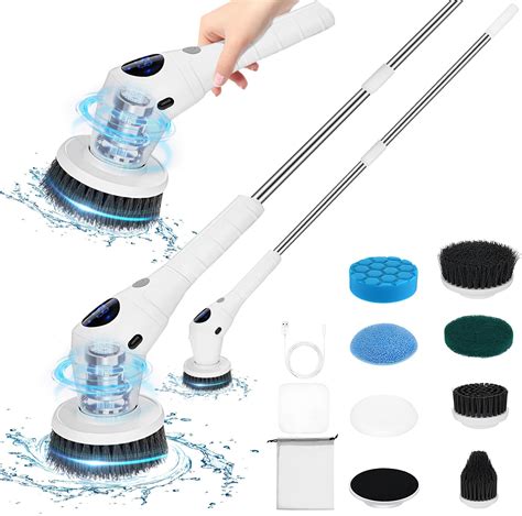 מברשת ניקוי חשמלית נטענת – לניקוי קל של סירים, כיורים, אריחים.