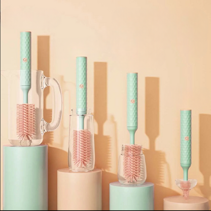 מברשת ניקוי בקבוקים חשמלית + מוצצים